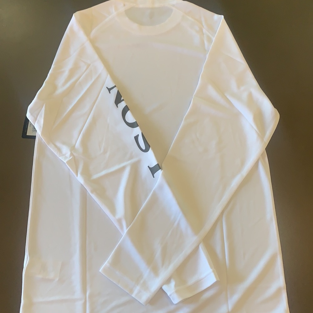 C.C. Filson Long Sleeve Barrier T-Shirt, NEW White - Picture 3 of 5